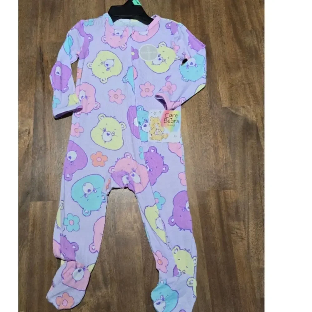 NWT Disney Baby Girls Footed Pajama LOT of 3 Bundle 3-6 Months